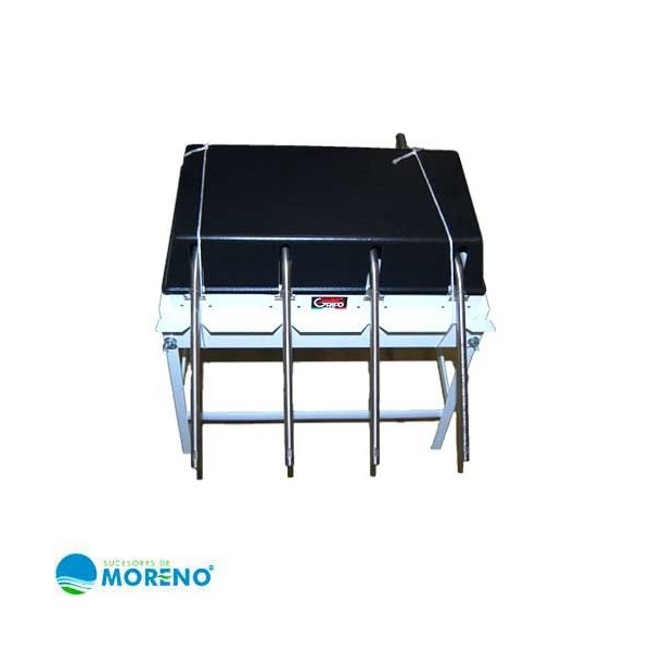 Llenadora esmaltada 4 grifos