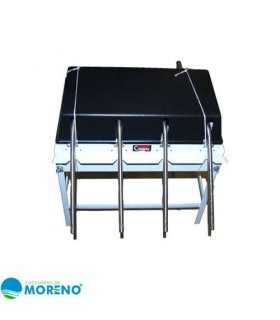 Llenadora esmaltada 4 grifos