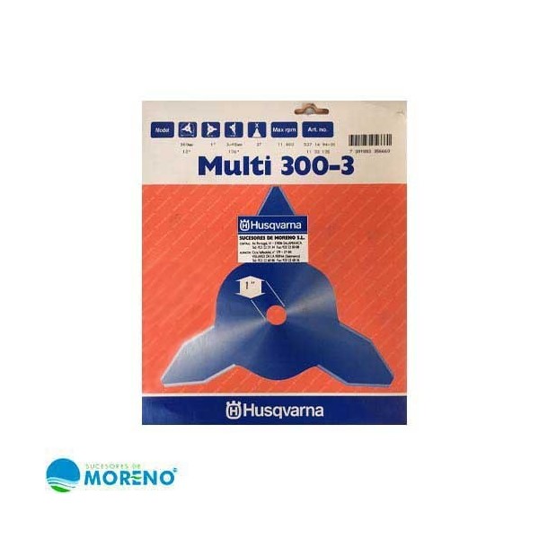 Disco Husqvarna Multi 300-3  puntas 1"