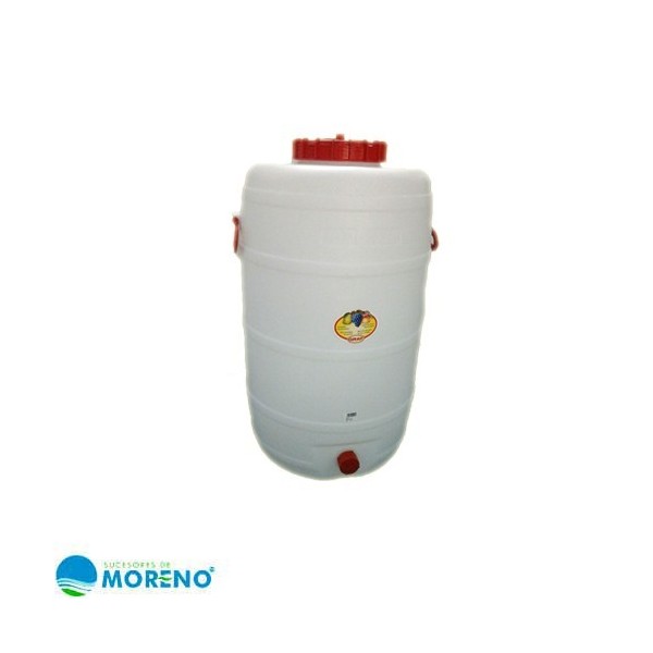 Bidon Plastico Redondo Alimentario 80 lts
