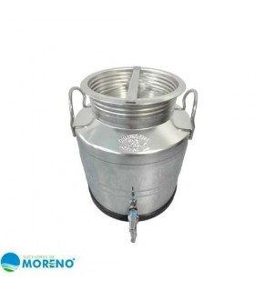 Aceitera Inox Soldada 20 Lt con grifo