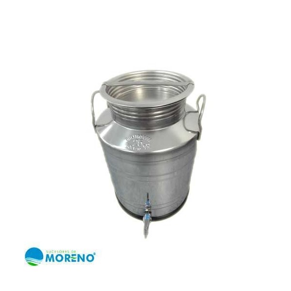 Aceitera Inox Soldada 25 Lt con grifo