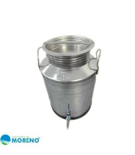 Aceitera Inox Soldada 25 Lt con grifo