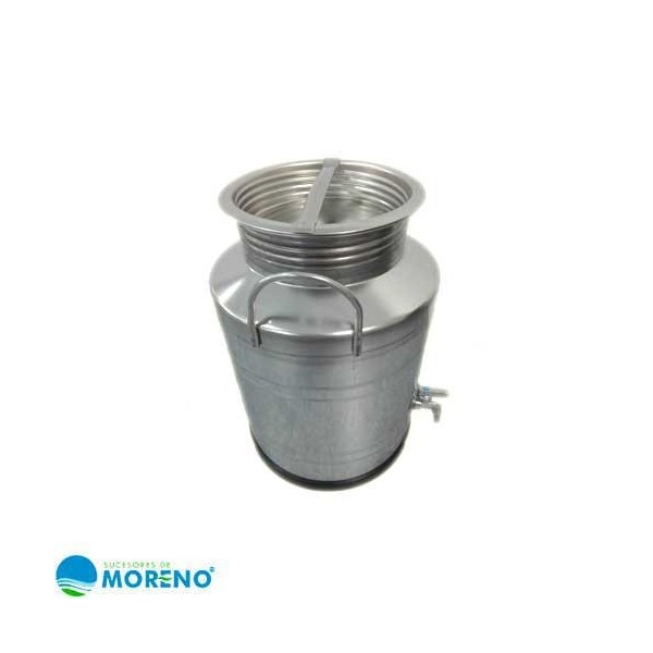Aceitera Inox Soldada 25 Lt con grifo