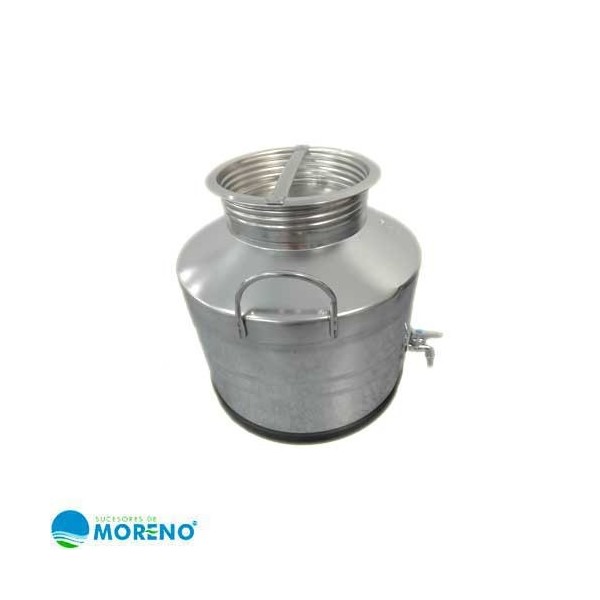 Aceitera Inox Soldada 30 Lt con grifo