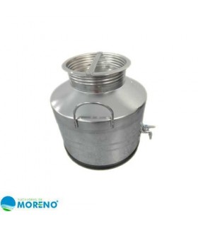 Aceitera Inox Soldada 30 Lt con grifo