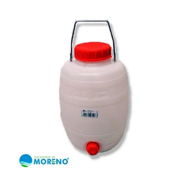 Bidón Plástico redondo alimentario 10 ltrs.