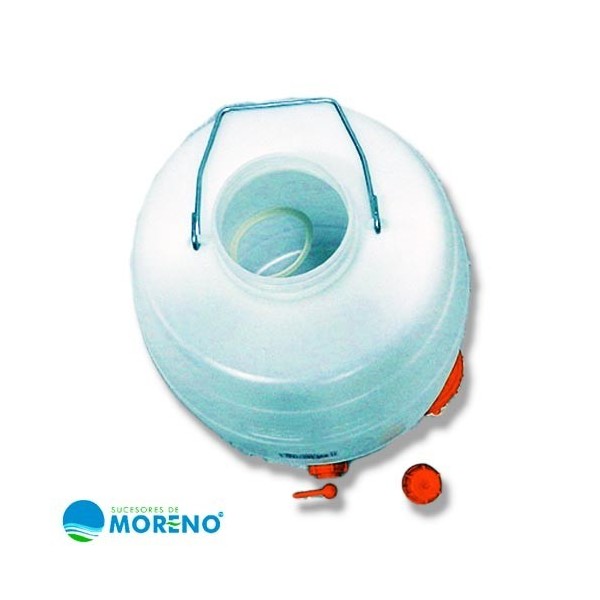 Bidón Plástico redondo alimentario 10 ltrs.