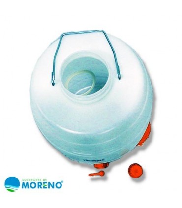 Bidón Plástico redondo alimentario 10 ltrs.
