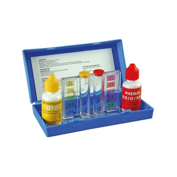 Kit Análisis de Agua | OTO y pH Rojo Fenol