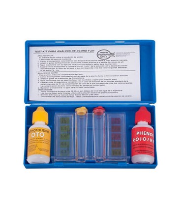 Kit Análisis de Agua | OTO y pH Rojo Fenol