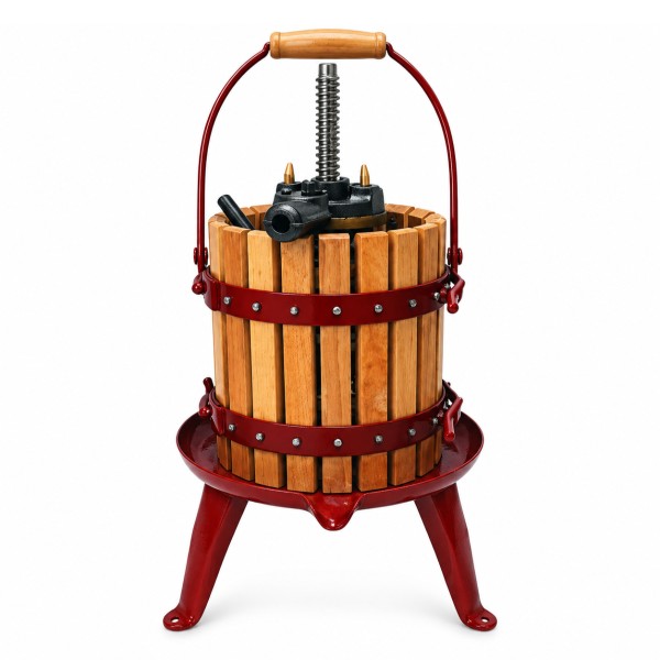 Prensa de madera para vino