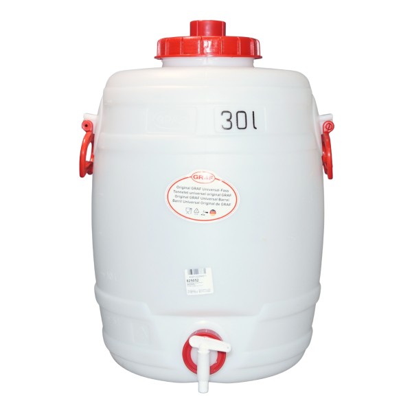 Bidón Alimentario de Plástico 30L
