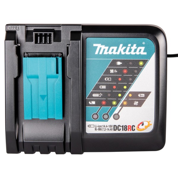 Cargador Rápido de Baterías 7,2-18 V Makita DC18RC