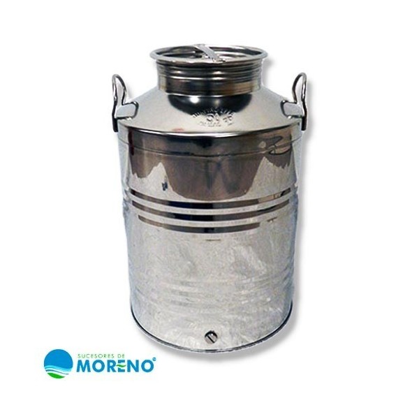 Aceitera 50 L agrafada con grifo
