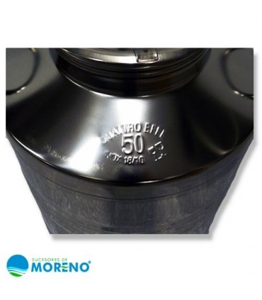Aceitera 50 L agrafada con grifo