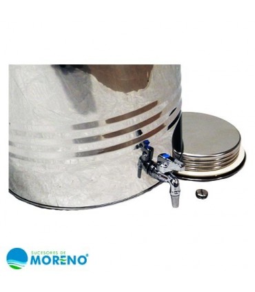 Aceitera 50 L agrafada con grifo